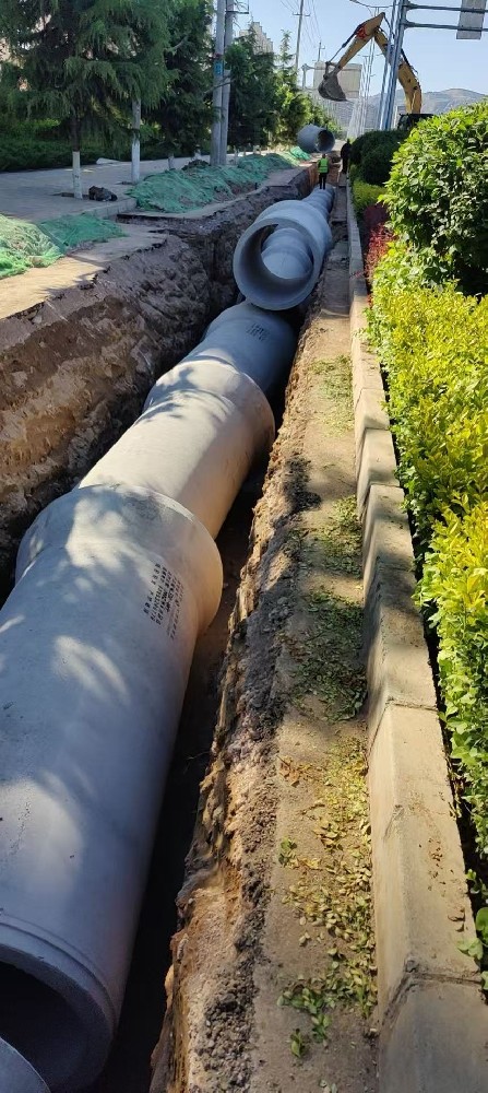陇西县渭州路雨水排放工程